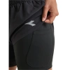 Spodenki krótkie damskie DIADORA L. SHORTS 2IN1 5 RUN CREW