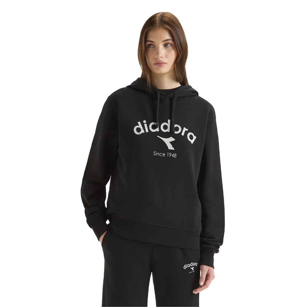 Bluza unisex DIADORA HOODIE ATHL. LOGO