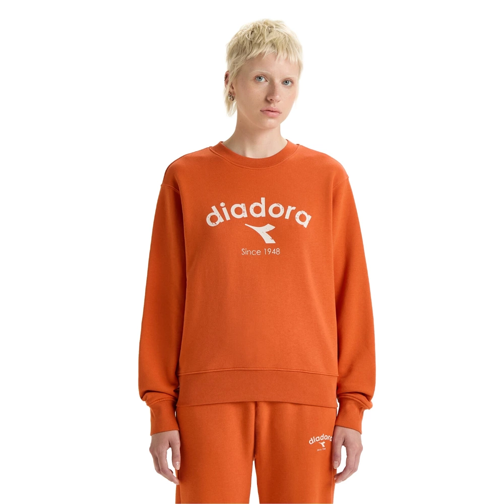 Bluza unisex DIADORA SWEATSHIRT CREW ATHL. LOGO