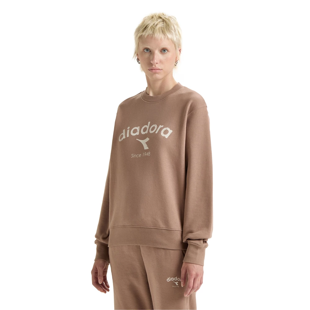 Bluza unisex DIADORA SWEATSHIRT CREW ATHL. LOGO