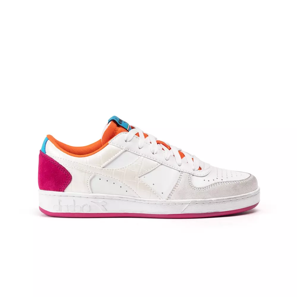 Sneakersy damskie DIADORA MAGIC BASKET LOW CROCO WN